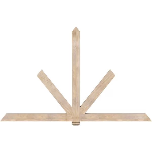Kennewick Smooth Timber Gable Bracket, Douglas Fir, 108